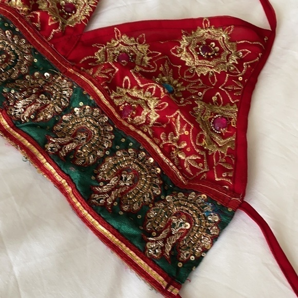 Shakti Top Bralette Boho Gypsy Festival OOAK - Picture 4 of 10